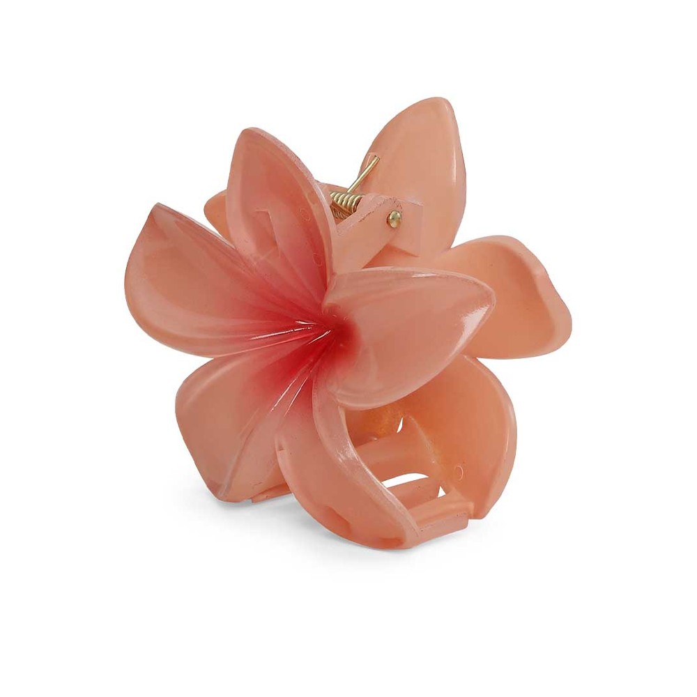 Sui Ava Women's Peach Plumeria Bisou Big Clip