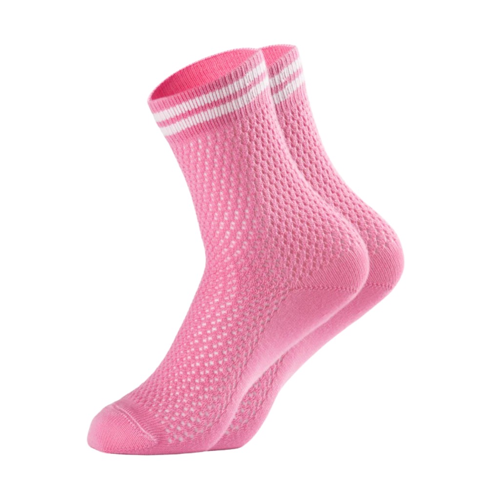 Ooley Women's Pink Streetmood Organic Cotton Socks - Soft