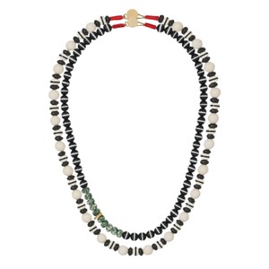 Salt and Pepper Necklace Duo - Black & White