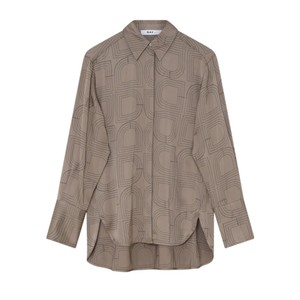 Stella Embroidered Logo Shirt - Walnut