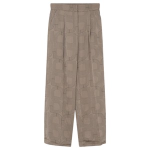 Phoebe Embroidered Logo Trousers - Walnut