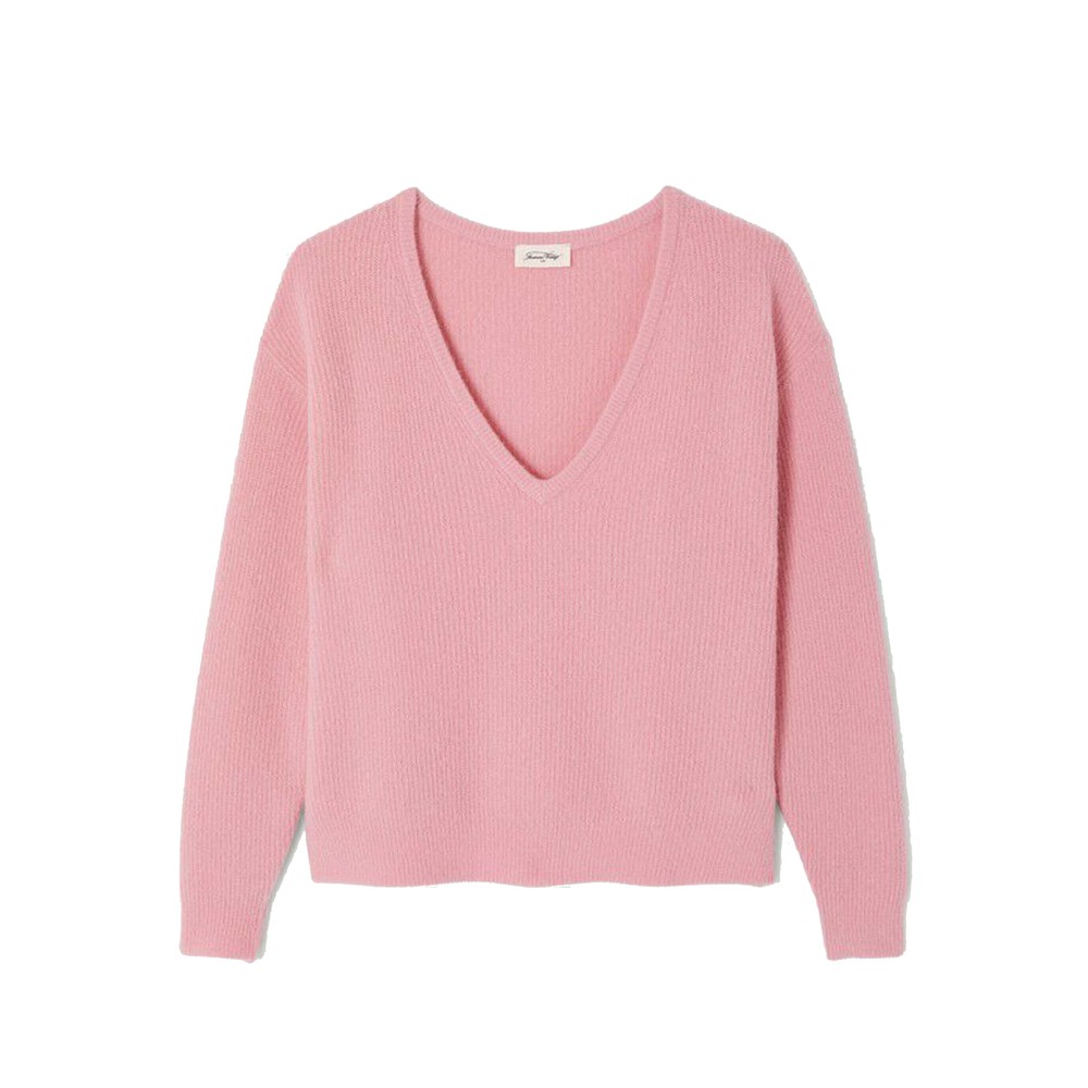 American Vintage Damsville V Neck Knit Jumper - Softness