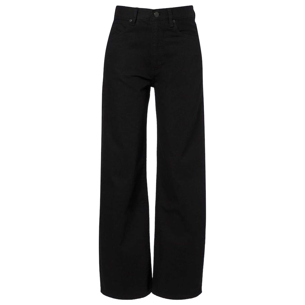 Frame Denim The Bow Barrel Leg Jean - Black