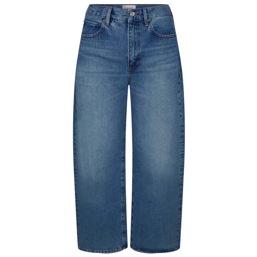 Frame Denim The Bow Crop Barrel Jean - Soundwave