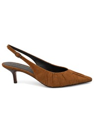 Ba&sh Cidney Suede Heels - Terre