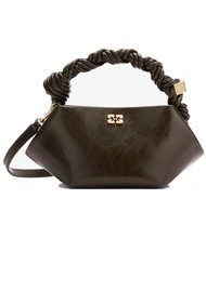 GANNI Bou Bag Small - Dark Green