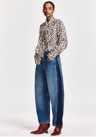 ESSENTIEL ANTWERP Kashba Barrel Leg Jeans - Midnight Wave