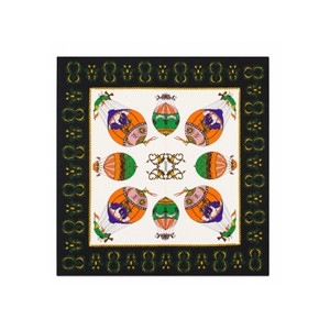 Kontact Silk Scarf - Combo1/Black