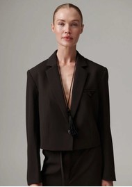 Day Birger et Mikkelsen Edie Cropped Blazer - Ganache