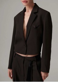 Day Birger et Mikkelsen Edie Cropped Blazer - Ganache