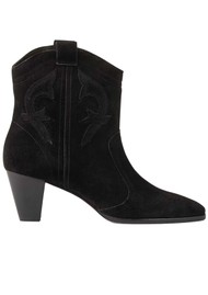 Ba&sh Casey Suede Ankle Boot - Black
