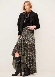 Ba&sh Kara Maxi Skirt - Kaki