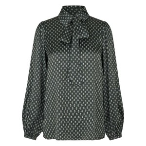 Annabelledea Silk Pussybow Blouse - Meadow Pine