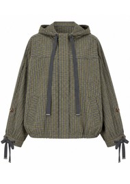 DAMSON MADDER Blake Hooded Jacket - Barley