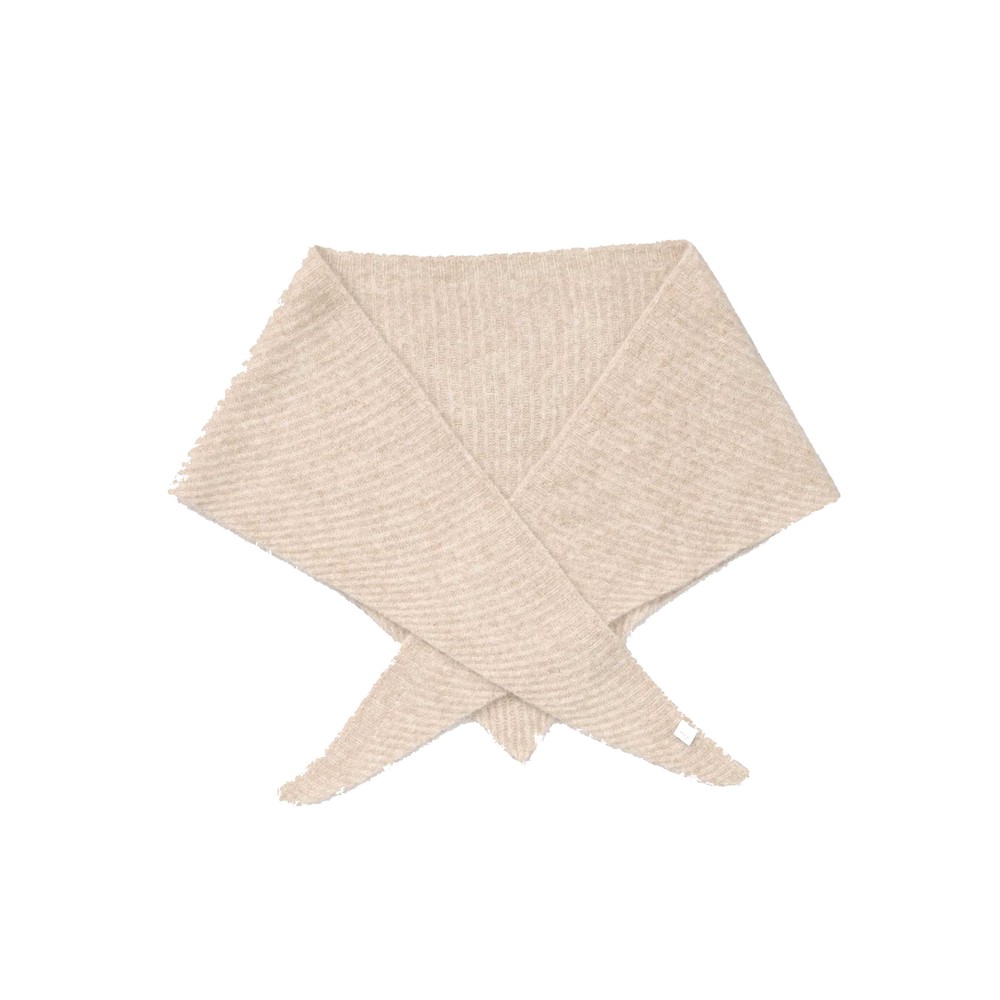 Becksondergaard Alpaca Wool Triangle Scarf - Taupe Beige