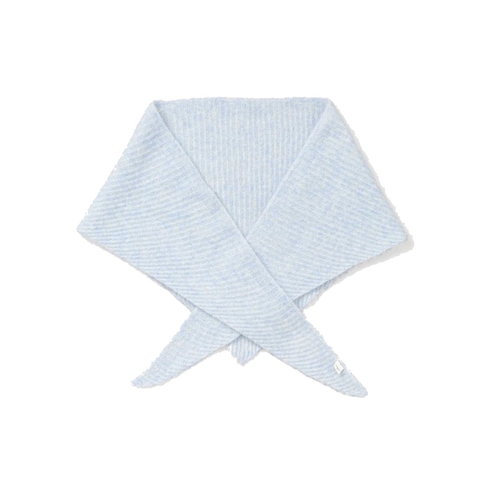 Becksondergaard Alpaca Wool Triangle Scarf - Skyway Blue