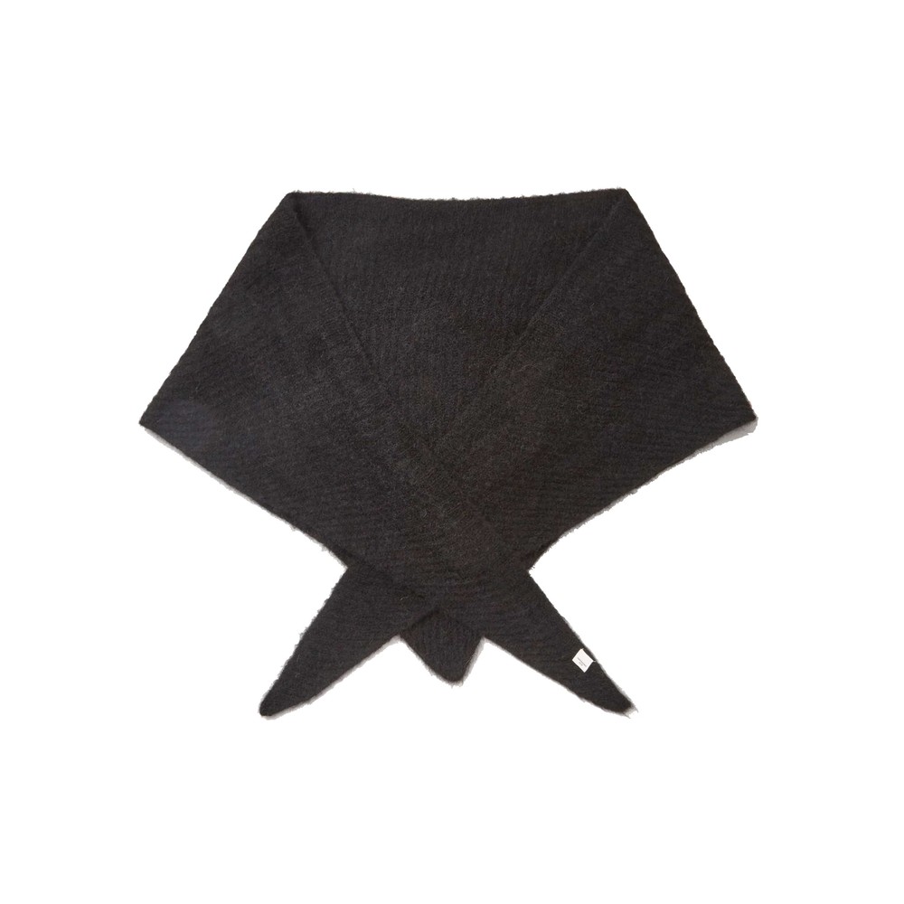 Becksondergaard Alpaca Wool Triangle Scarf - Black