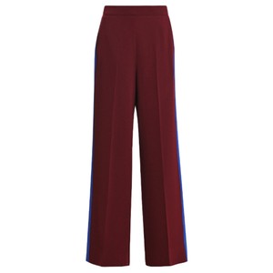 Karmic Contrast Wide Leg Trousers - Wine Not