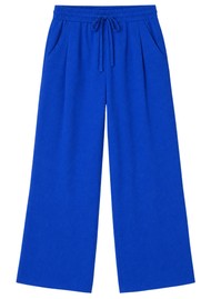 ESSENTIEL ANTWERP Keetah Wide Leg Trousers - Indigo Ink