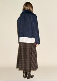 SAMDI Johanna Reversible Coat - Navy