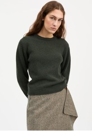 SKALL Rio Merino Wool Jumper - Dark Green