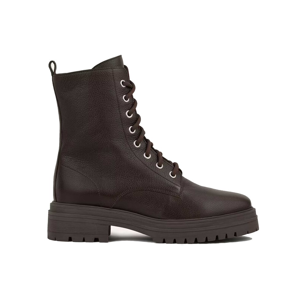 Ba&sh Comy Lace Up Boots - Choco