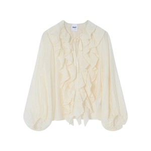 Frey Ruffle Blouse - Jetstream