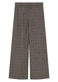 Day Birger et Mikkelsen Elina Wide Leg Trouser - Brown Check