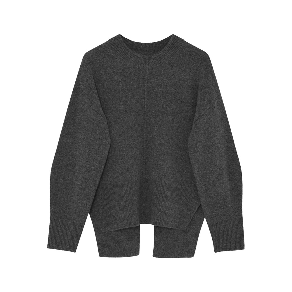 Day Birger et Mikkelsen  Sindi Wool Jumper - Dark Grey Melange
