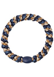 KKNEKKI Single Hair Band - Navy/Gold/Glitter
