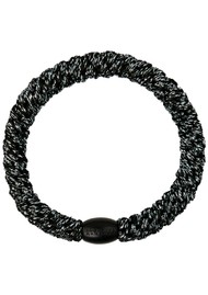KKNEKKI Single Hair Band - Dark Grey Glitter