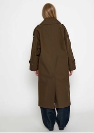 MINUS Mspalina Trench Coat - Slate Brown