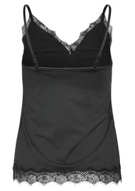 Rosemunde RWBridget Sleeveless Lace Strap Top - Black