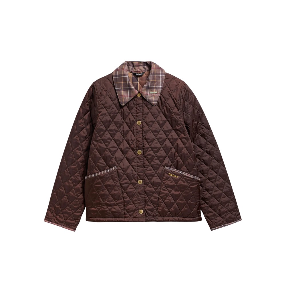 BARBOUR Icons Cropped Liddesdale Quilted Jacket - Rustic & Muted
