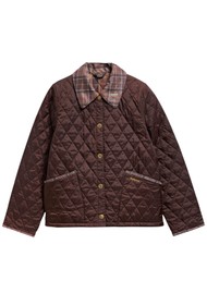 BARBOUR PRE-ORDER: Icons Cropped Liddesdale Quilted Jacket - Rustic & Muted