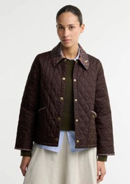 BARBOUR PRE-ORDER: Icons Cropped Liddesdale Quilted Jacket - Rustic & Muted