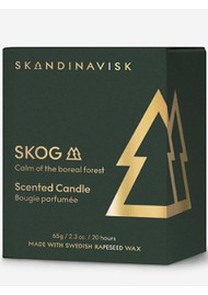 SKANDINAVISK Gold Symbol Candle 65g - Skog
