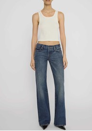 Frame Denim The Gray Wide Leg Flare Jeans - Tolerate
