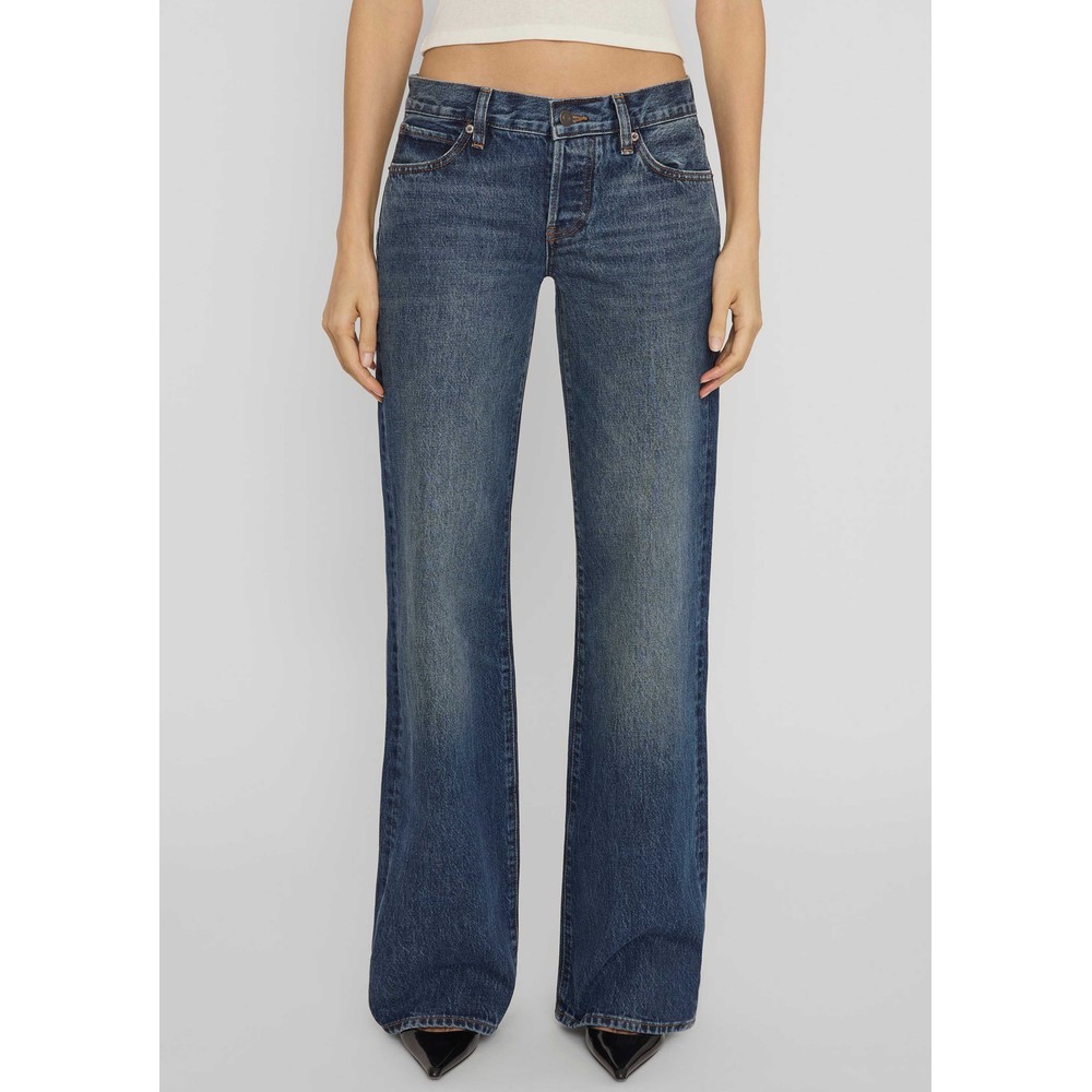 Frame Denim The Gray Wide Leg Flare Jeans - Tolerate