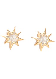 SHANA GULATI Mini Nash Studs - Gold