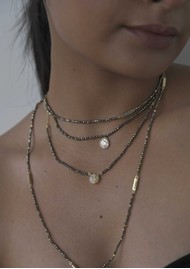 SHANA GULATI Raina Beaded Necklace - Gold