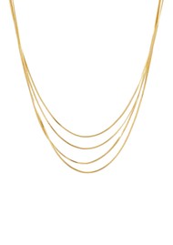 RACHEL JACKSON Into The Groove Drape Necklace - Gold