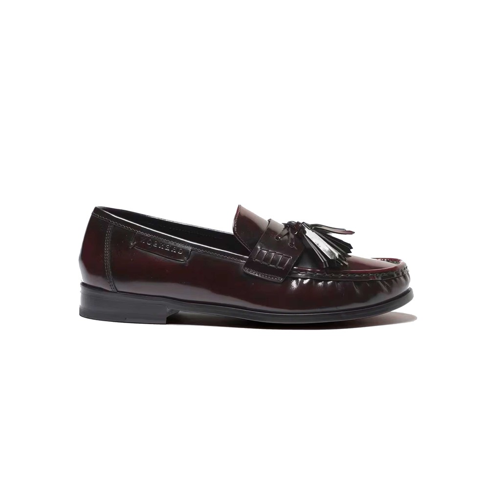 GRENSON Mari Rub Off Loafer - Burgundy