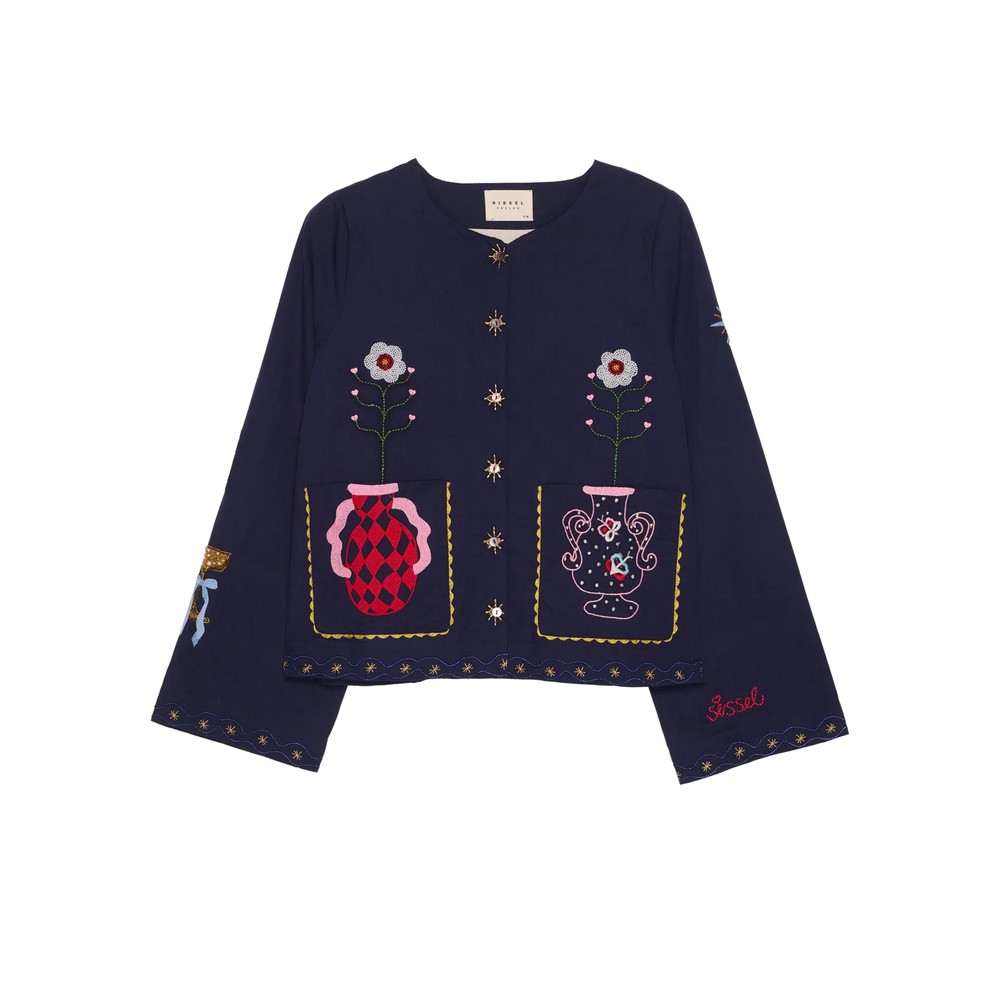SISSEL EDELBO Emmy Organic Cotton Shirt - Navy