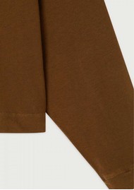 American Vintage Remytown Long Sleeve T-Shirt - Mocha Vintage