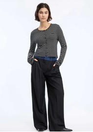 MUNTHE Voelia Cardigan - Black