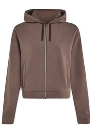 VARLEY Jorgie Zip Hoodie - Coffee Quartz