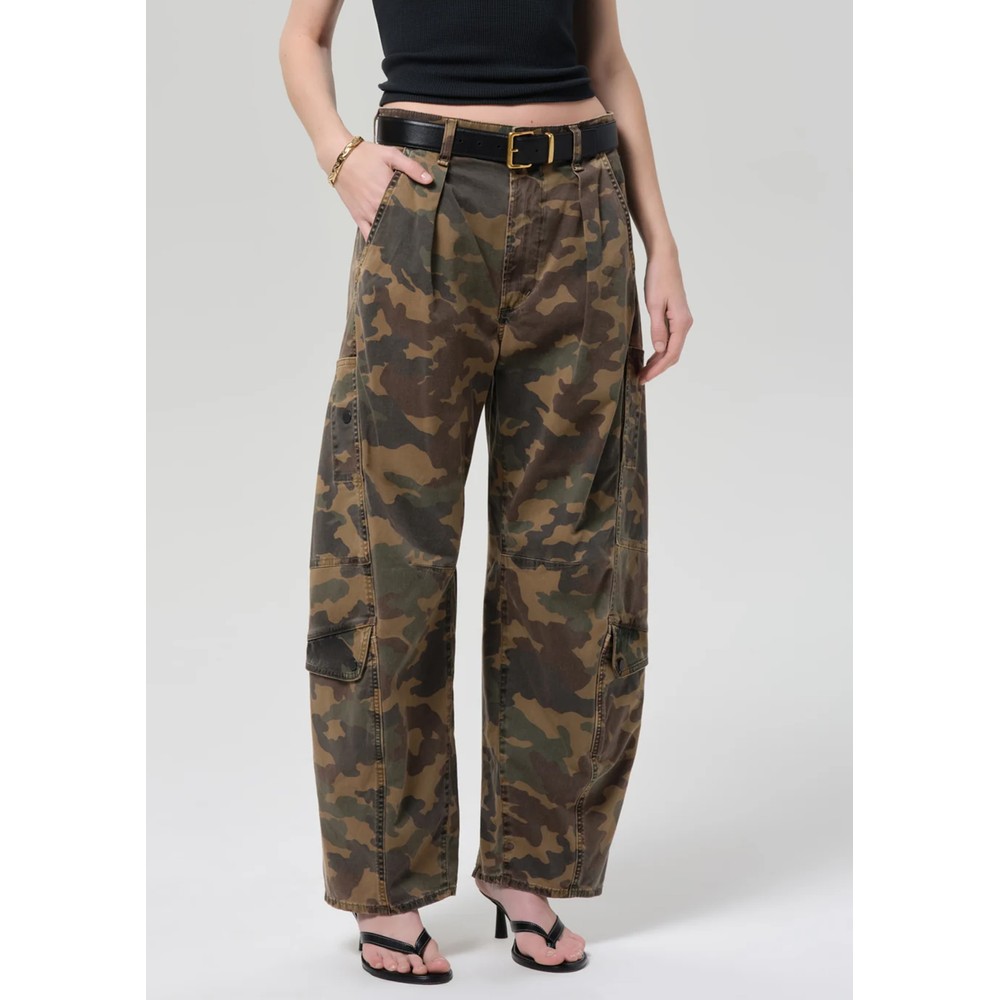 CITIZENS OF HUMANITY Flight Utility Barrel Pant - Camo