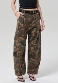 CITIZENS OF HUMANITY Flight Utility Barrel Pant - Camo