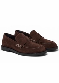PAVEMENT Palilja Loafer - Brown Suede